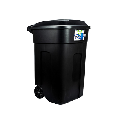 [KAC135TKK0] C135TKK0 CONTENEDOR 135 lts TACHO CON TAPA Y RUEDAS NEGRO / NEGRO PLASTIC TRENDS  4